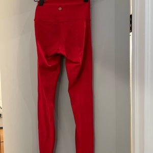 lululemon Red 20th Anniversary Leggings